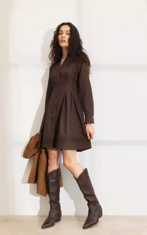 Camilla Pihl Emira Dress Brown
