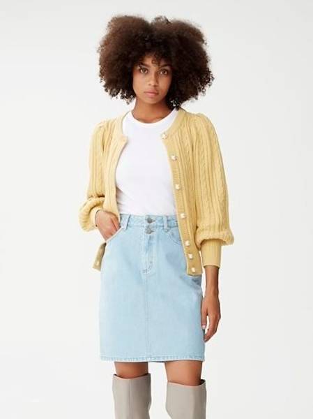 Bilde av Gestuz Dacy HW Skirt Light