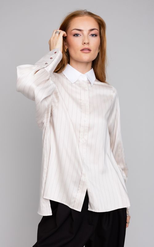 Rebeloup Anne Silk Shirt Beige
