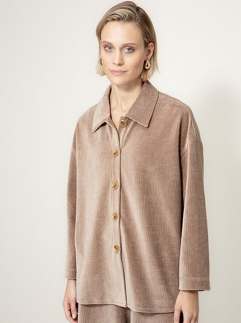 Hovedbilde Catnoir Cord Skjorte Taupe