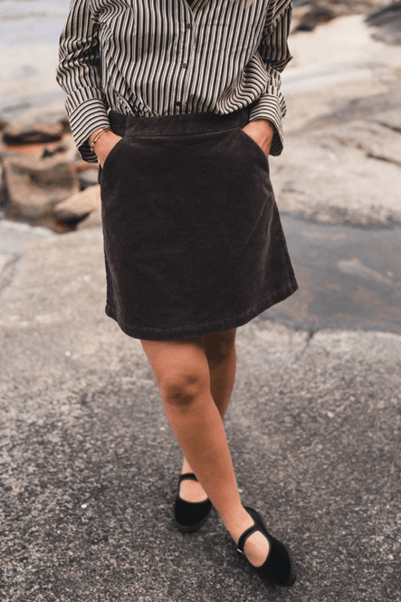 Hovedbilde Raus Ella HW Skirt Black ...