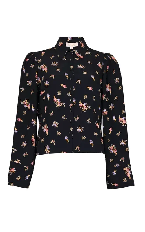 By TiMo Viscose Blouse Midnight Flowers