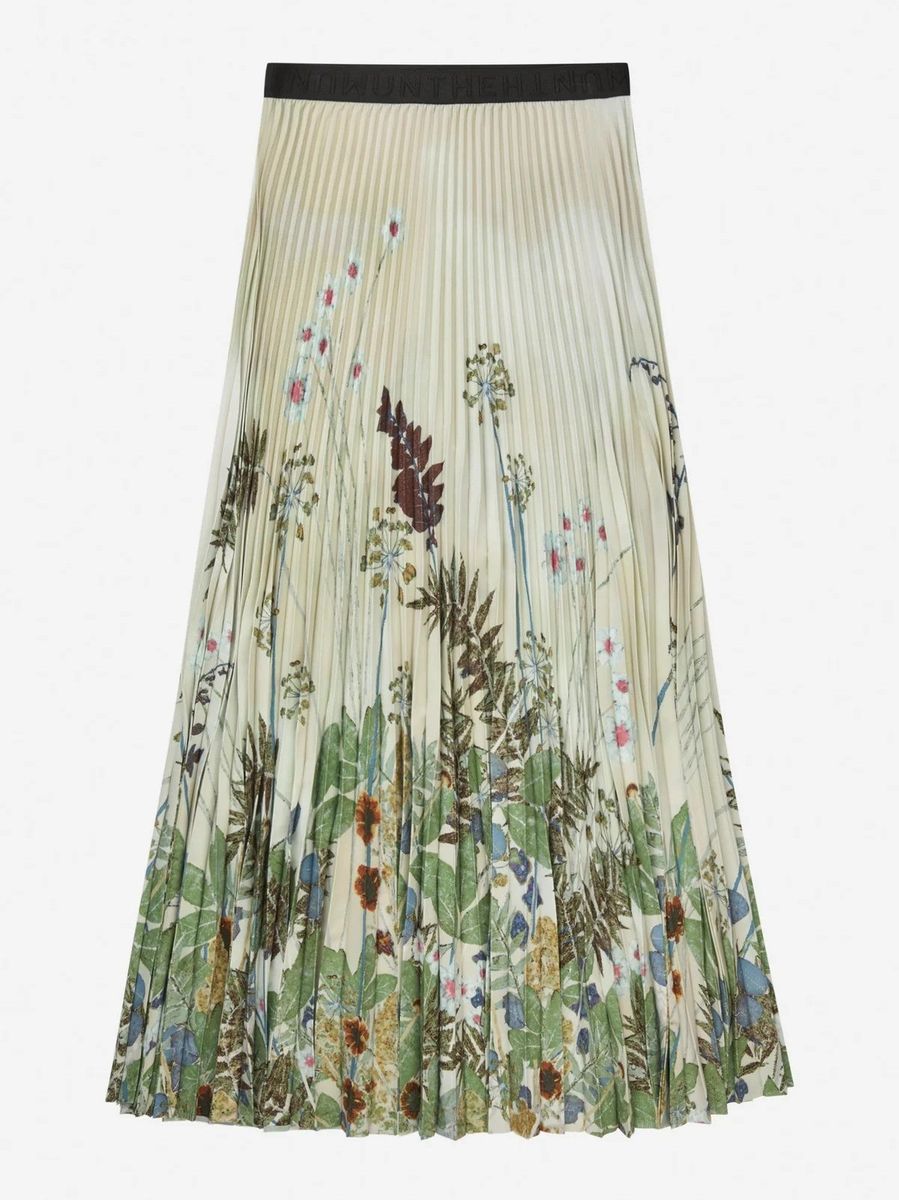 Munthe Taulla Skirt Print Creme