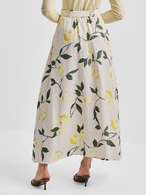 By TiMo Linen Maxi Skirt Sunlight