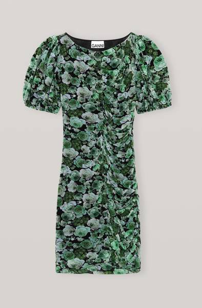 Bilde av Ganni T2808 Kelly Dress Green