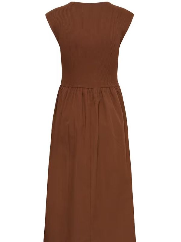 Soaked in Luxury Simone Phoebe Dress Cappuccino 