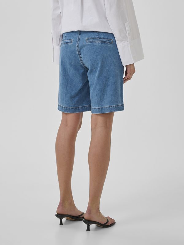 My Essential Wardrobe Lara 115 Long Shorts Medium Blue Wash