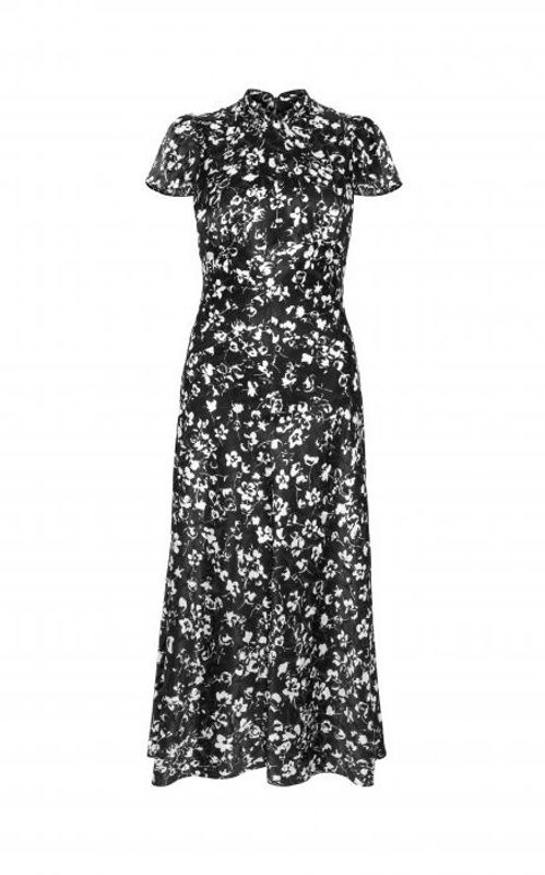 Pia Tjelta Addison Floral Dress Primrose Black