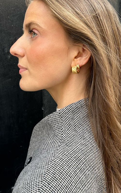 Enamel Copenhagen Hoops Wave Wide Medium