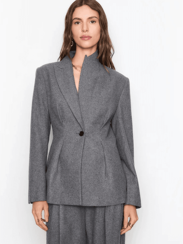 Camilla Pihl Ennia Flannel Blazer Grey Melange