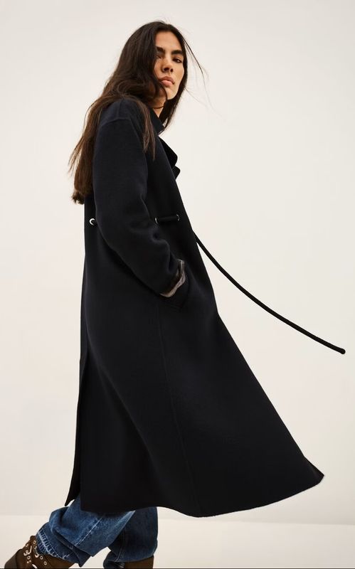ba&sh Kate Coat Encre