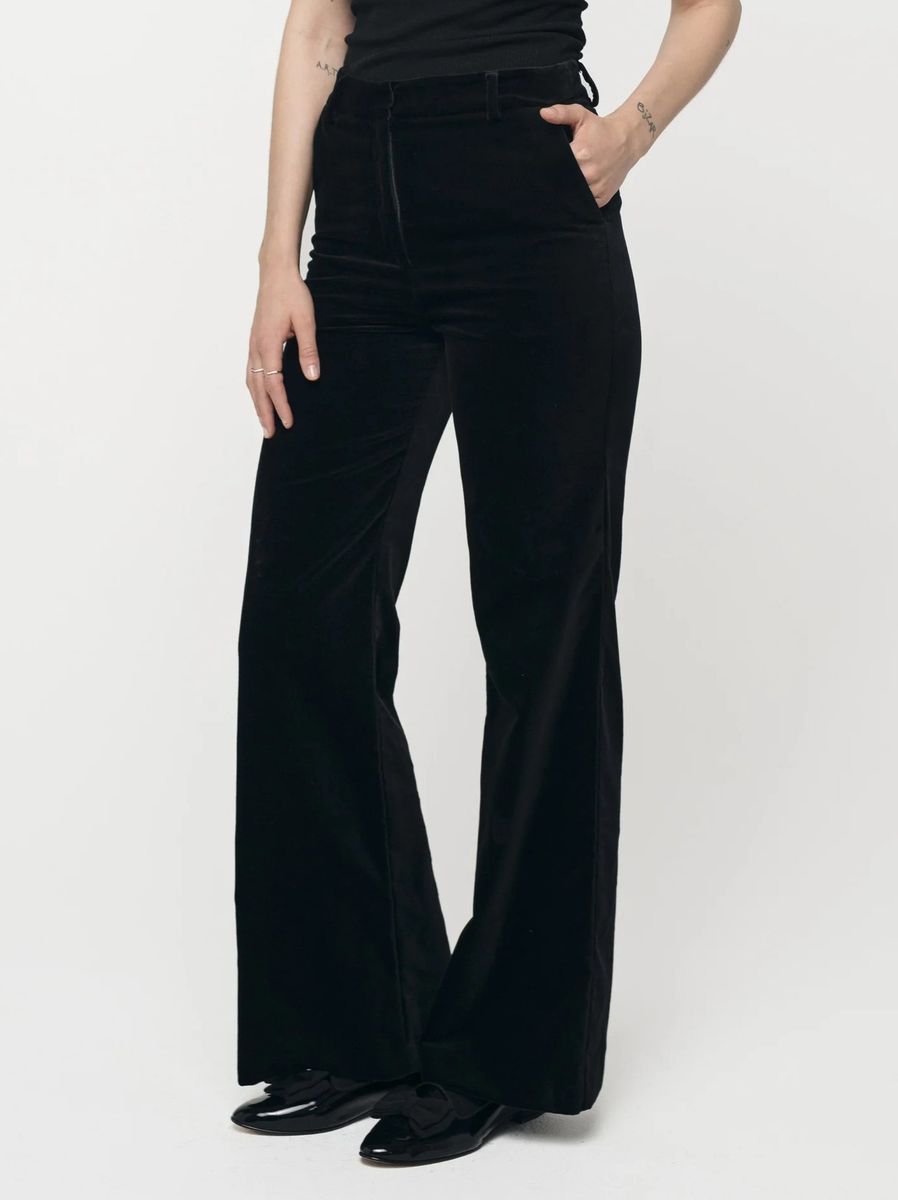 Pia Tjelta Aime Velvet Pants Black