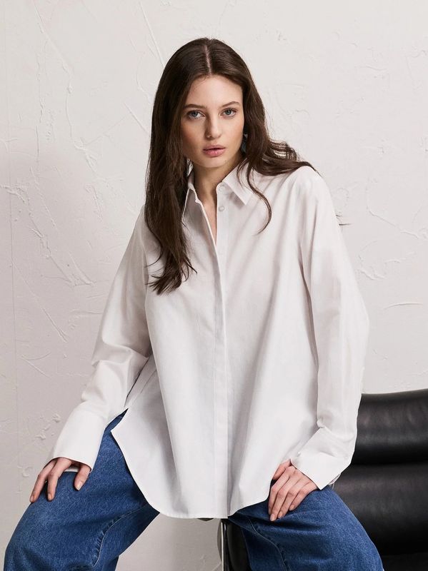 Pia Tjelta Alex Oxford Shirt White