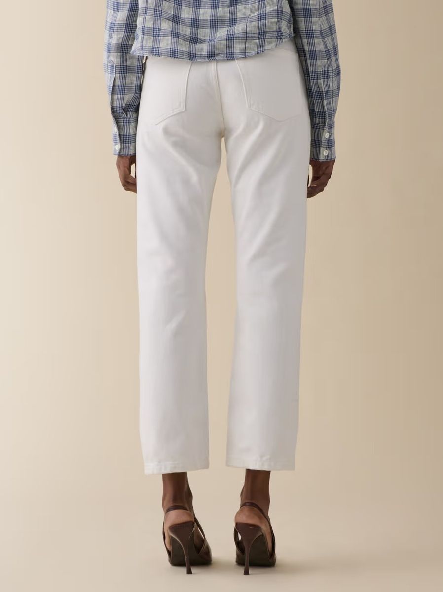 Jeanerica Sisli Cropped Natural White