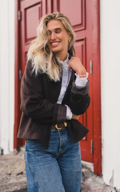 Hovedbilde RAUS Aslaug Jacket BLK Coffee ...