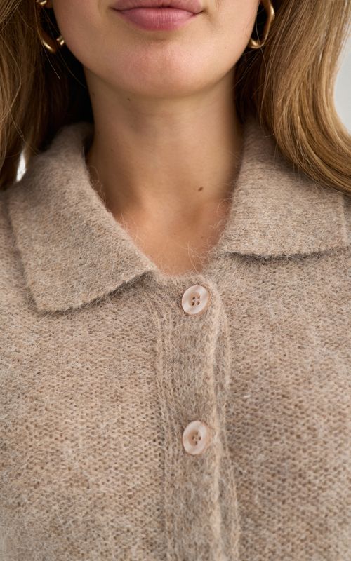 Nümph Salia Cardigan Sesame Melange
