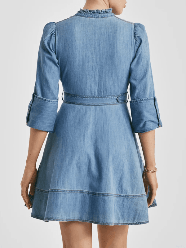 By Timo Denim Mini Dress Light Blue
