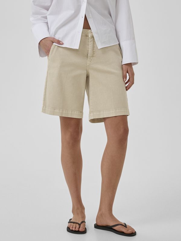 My Essential Wardrobe Lara 149 Long Shorts Oatmeal
