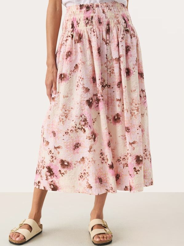 Part Two Rosabell Skirt Pink Nectar Scattered Flower