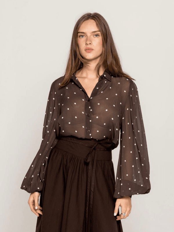 MissMaya Anaya Shirt French Dot