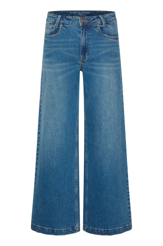 My Essential Wardrobe Dango 144 High X-Wide Medium Blue Wash