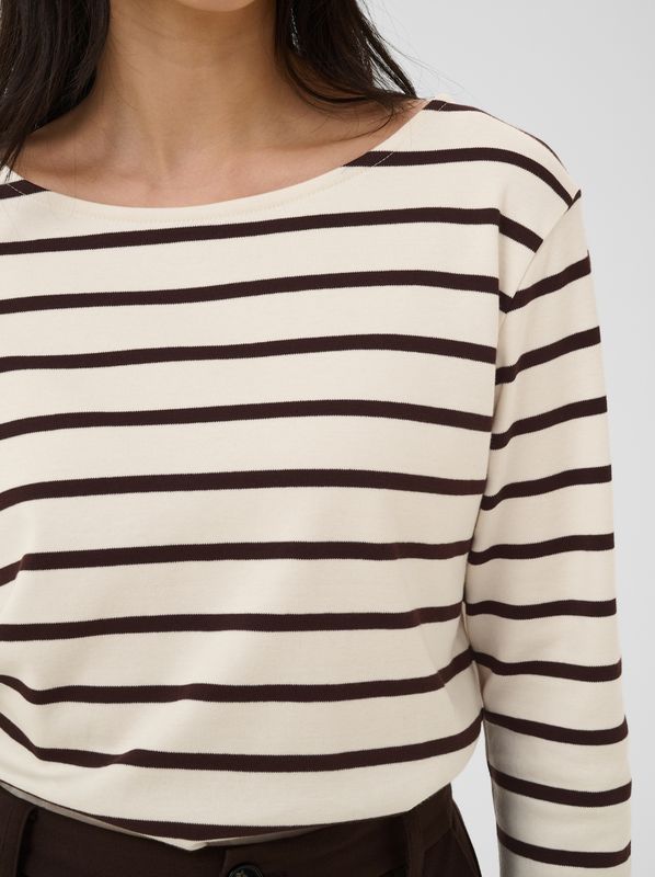 Part Two Nela Top Mole Stripe