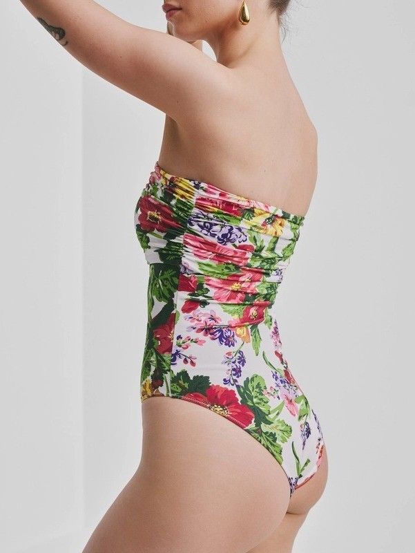 By TiMo Bandeau Swimsuit Daylight Bloom