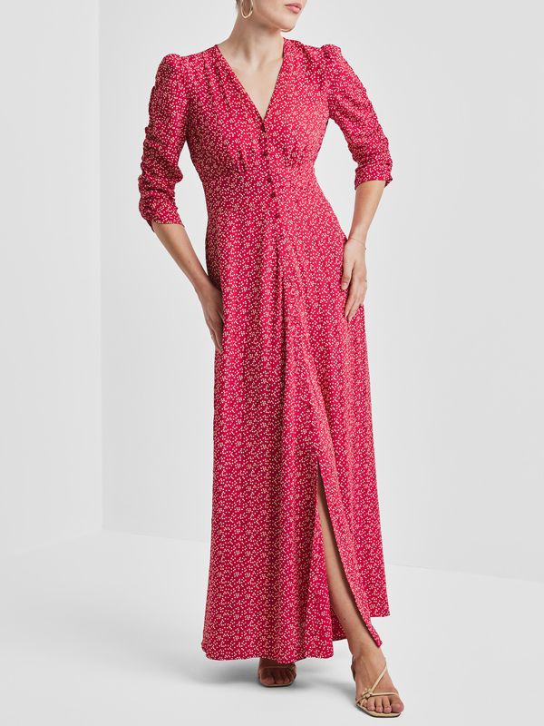 By TiMo Spring Button-Down Dress Red Dots