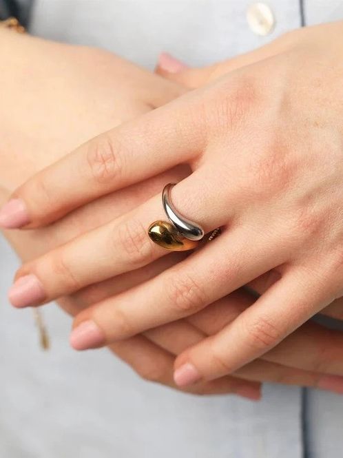 Hovedbilde Timi Ava Mixed Metal Ring ...