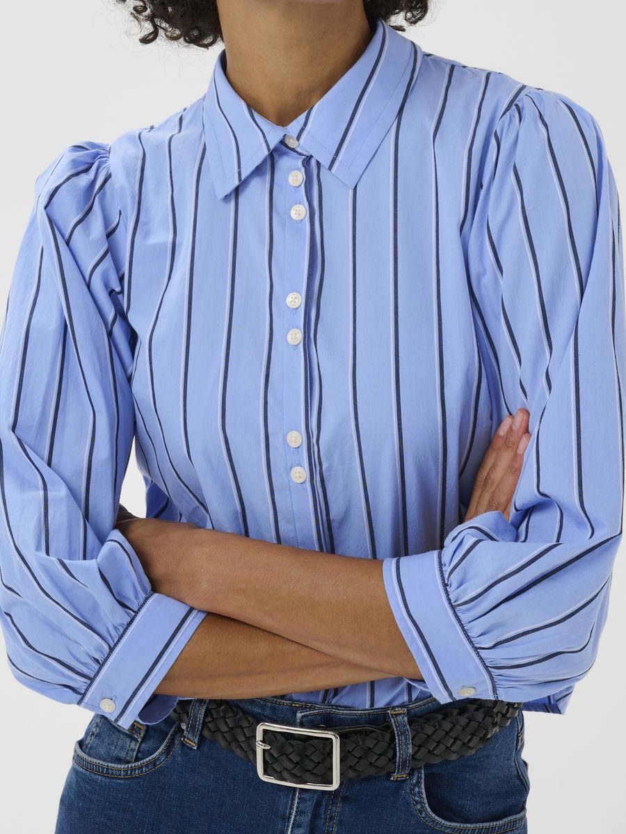 Part Two Anais Shirt Blue Stripe