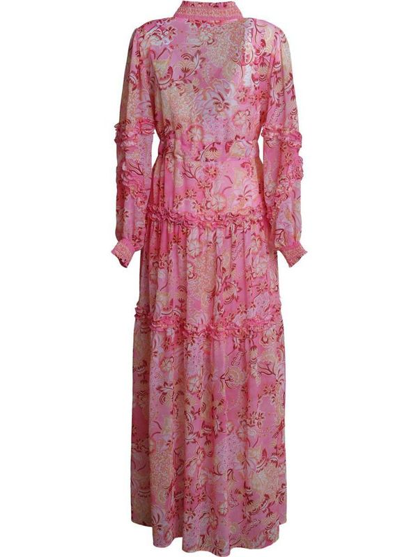Hale Bob Meghan Long Dress Coral
