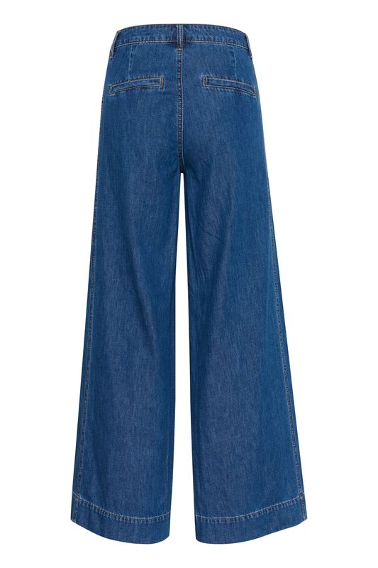 My Essential Wardrobe Hilma 171 X-Wide Pant Medium Blue Wash