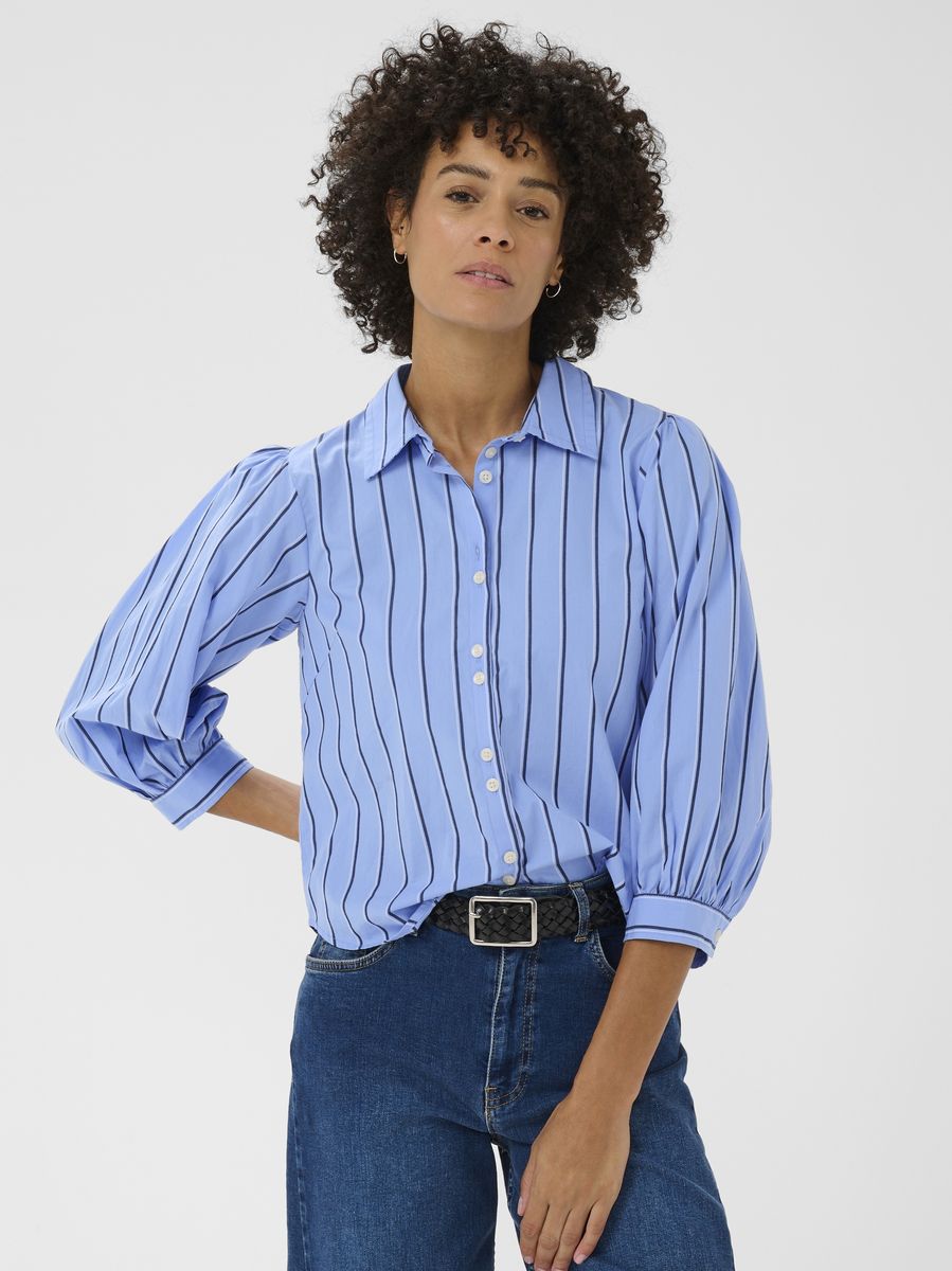 Part Two Anais Shirt Blue Stripe