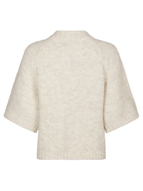 Neo Noir Benuta Fluffy Knit Cardigan Ivory