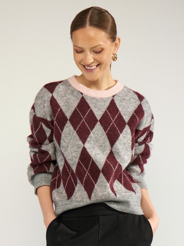 Nümph Tikla Pullover Medium Grey Melange