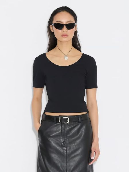 Hovedbilde Holzweiler Rib Open Neck Tee ...