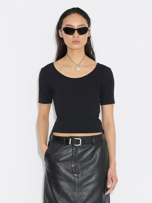 Hovedbilde Holzweiler Rib Open Neck Tee ...