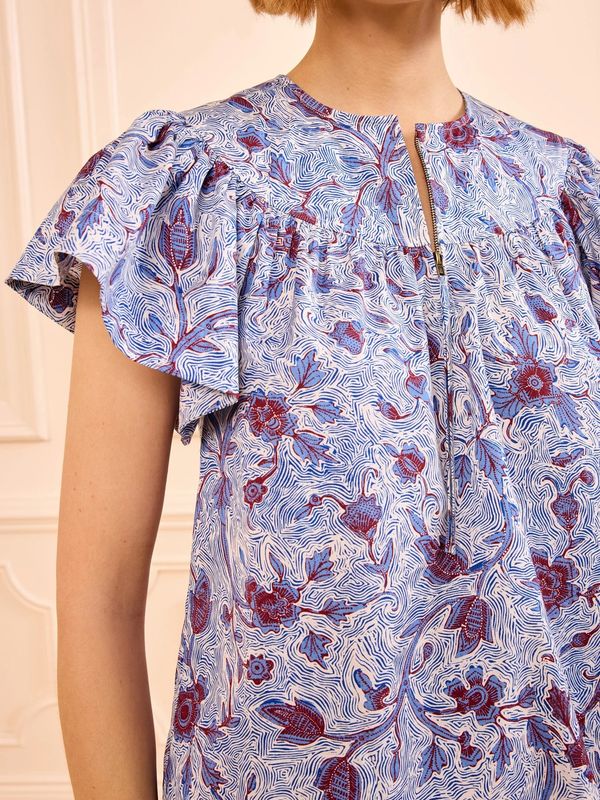 Ulla Johnson Perline SS Cotton Blouse