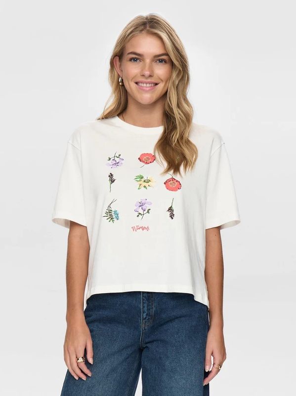 Nümph Belisa Boxy Tee Cloud Dancer