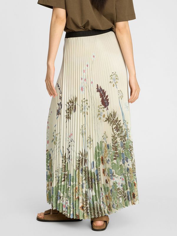 Munthe Taulla Skirt Print Creme