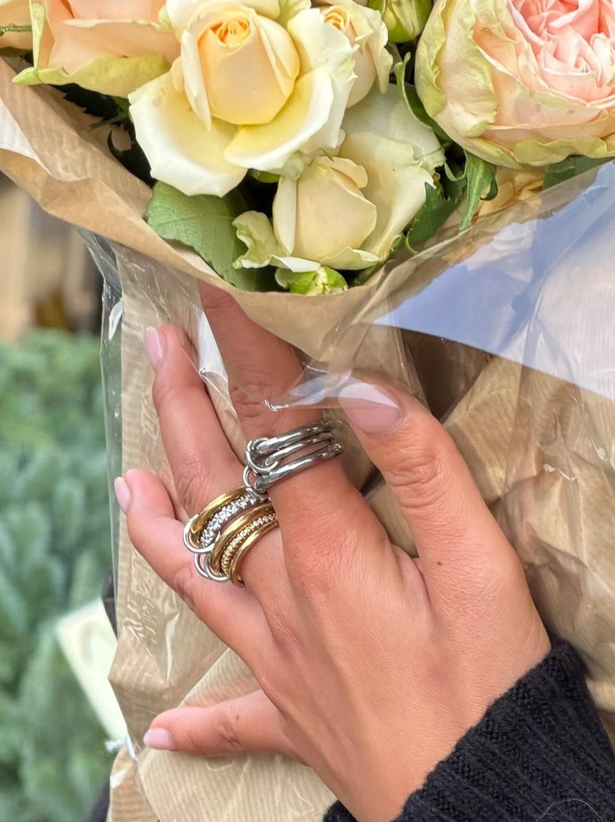 Timi Kristina Stacked Ring Luxe Stainless Steel