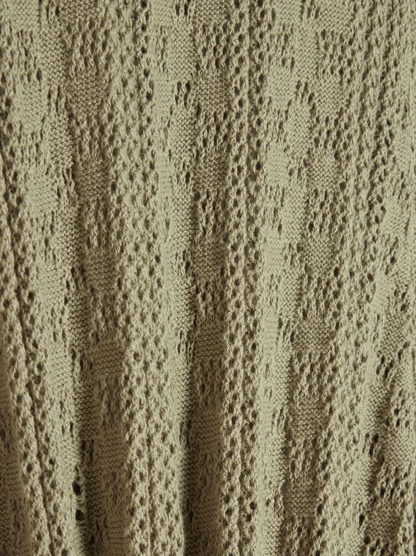 Holzweiler Thiril Crochet Knit Trousers Teal