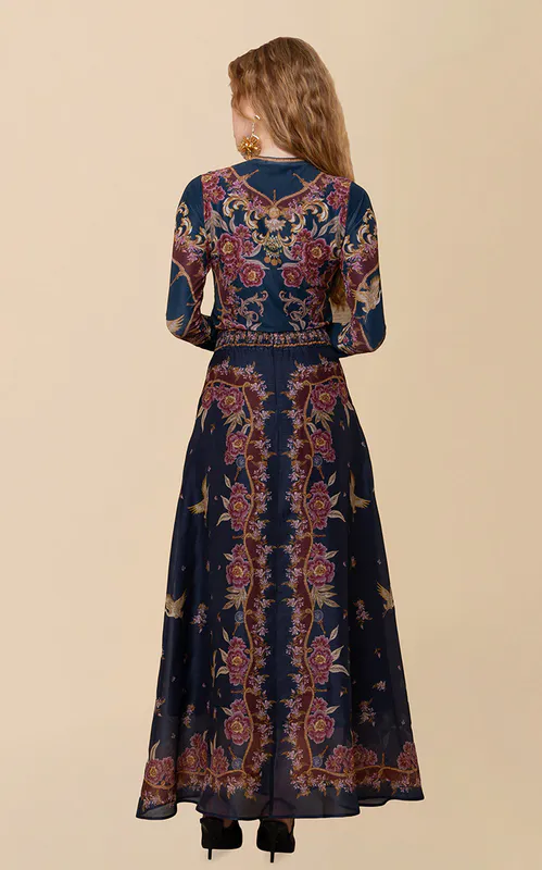 Hale Bob Bee Skirt Navy