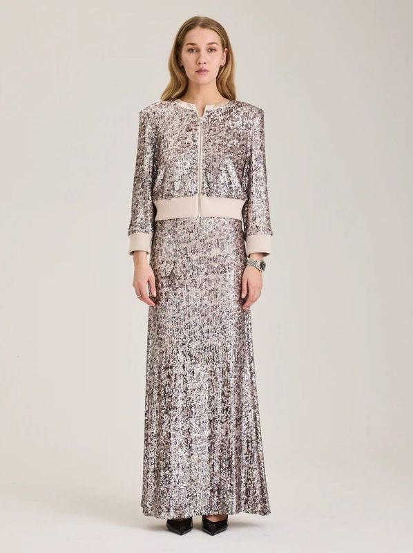 Ravn Ravn Sage Sequin Skirt Vintage Grey