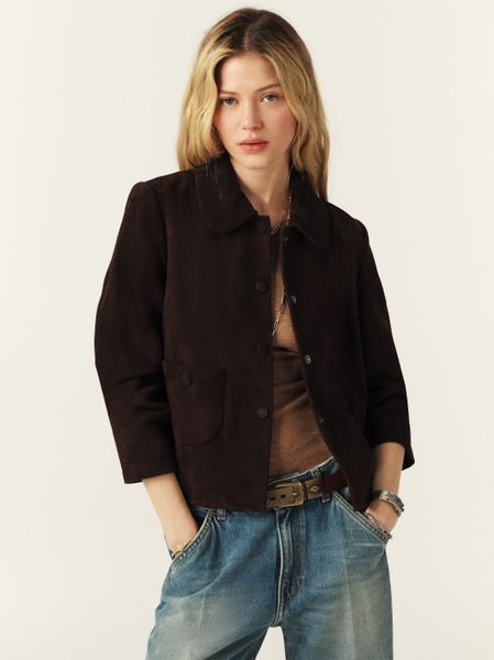 Hovedbilde ba&sh Milas Jacket Brown