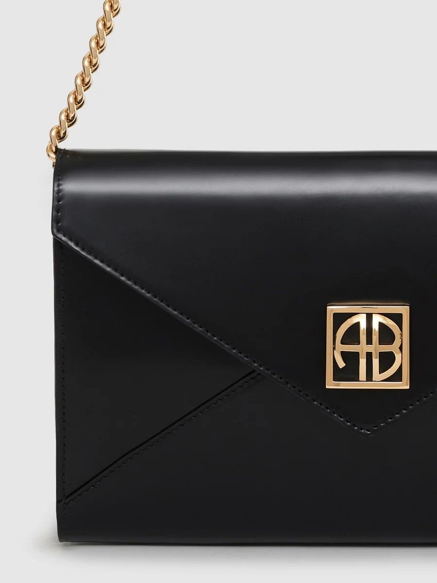 Anine Bing Elly Clutch Black
