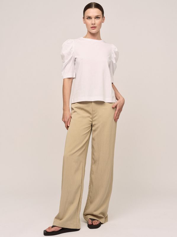 Once Untold Glint Trouser Warm Sand