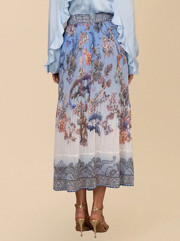 Hale Bob Theodosia Skirt Blue