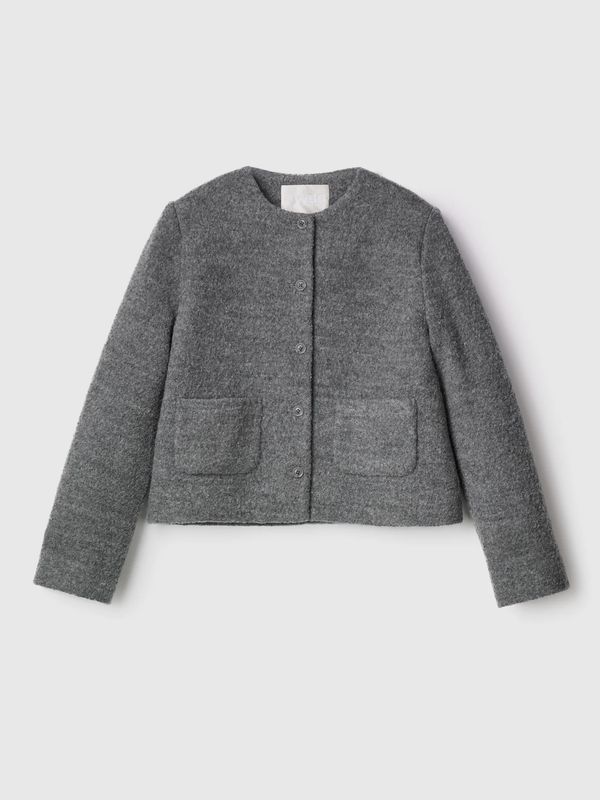 FWSS Monaco Boucle Jacket Gray Melange