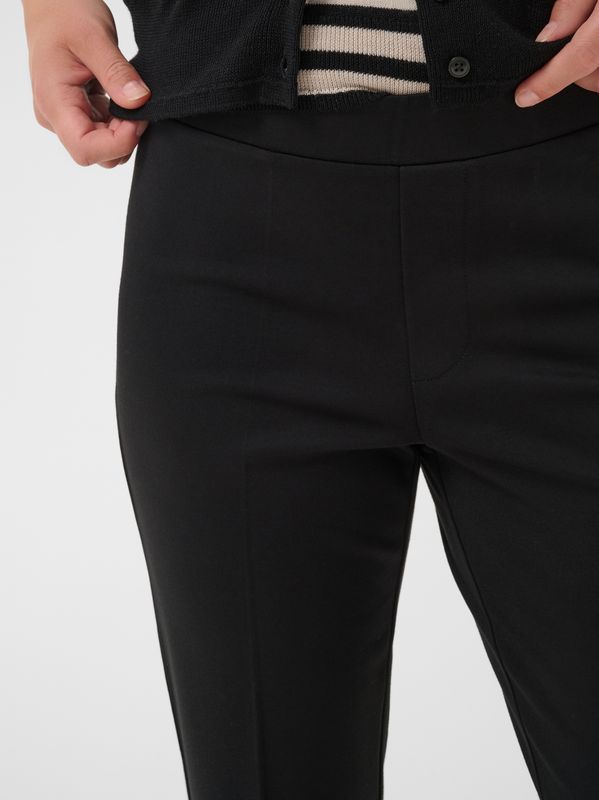 Part Two Ponta Straight Jersey Pants Black